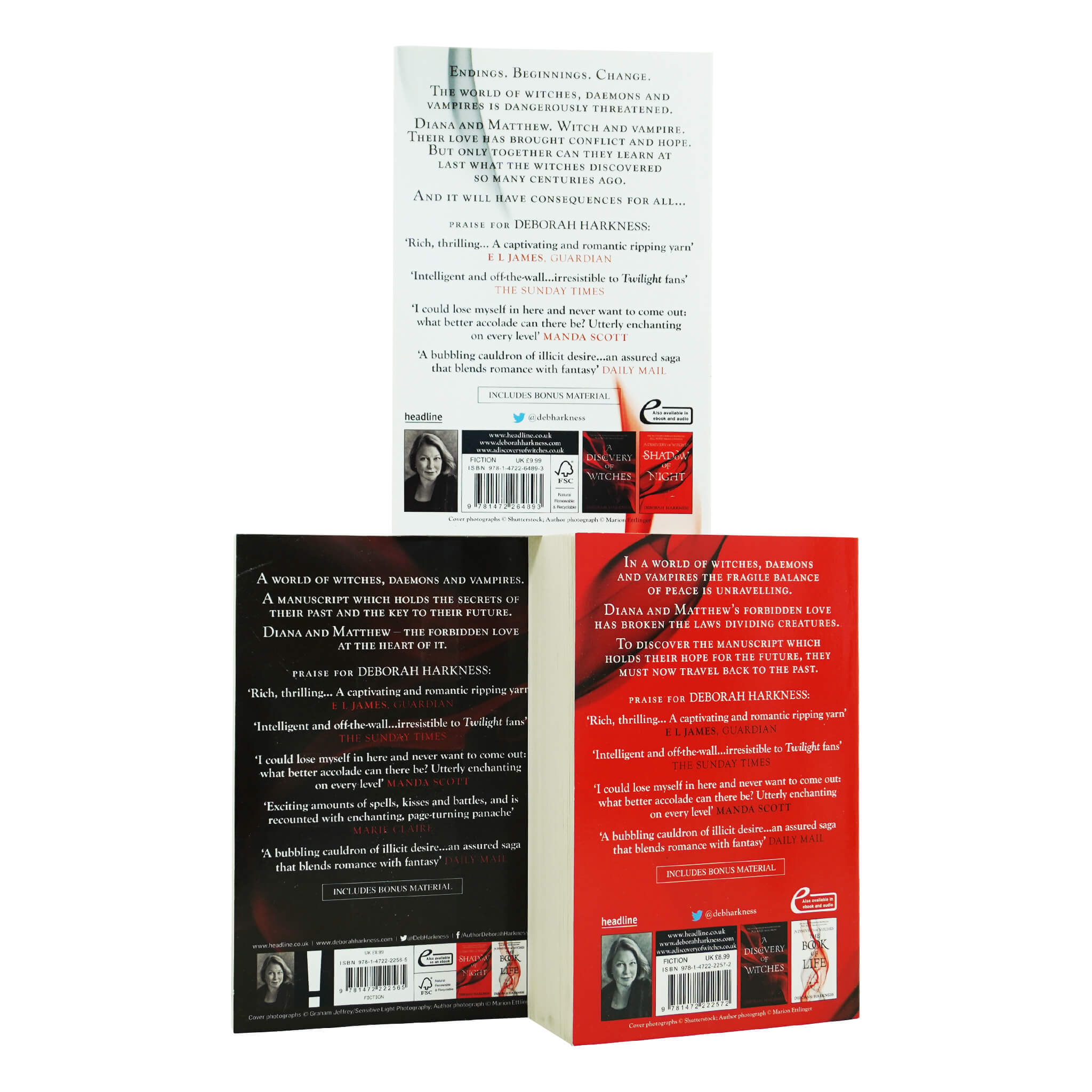 The All Souls Trilogy 3 Books Collection Set by Deborah Harkness - Fiction - Paperback