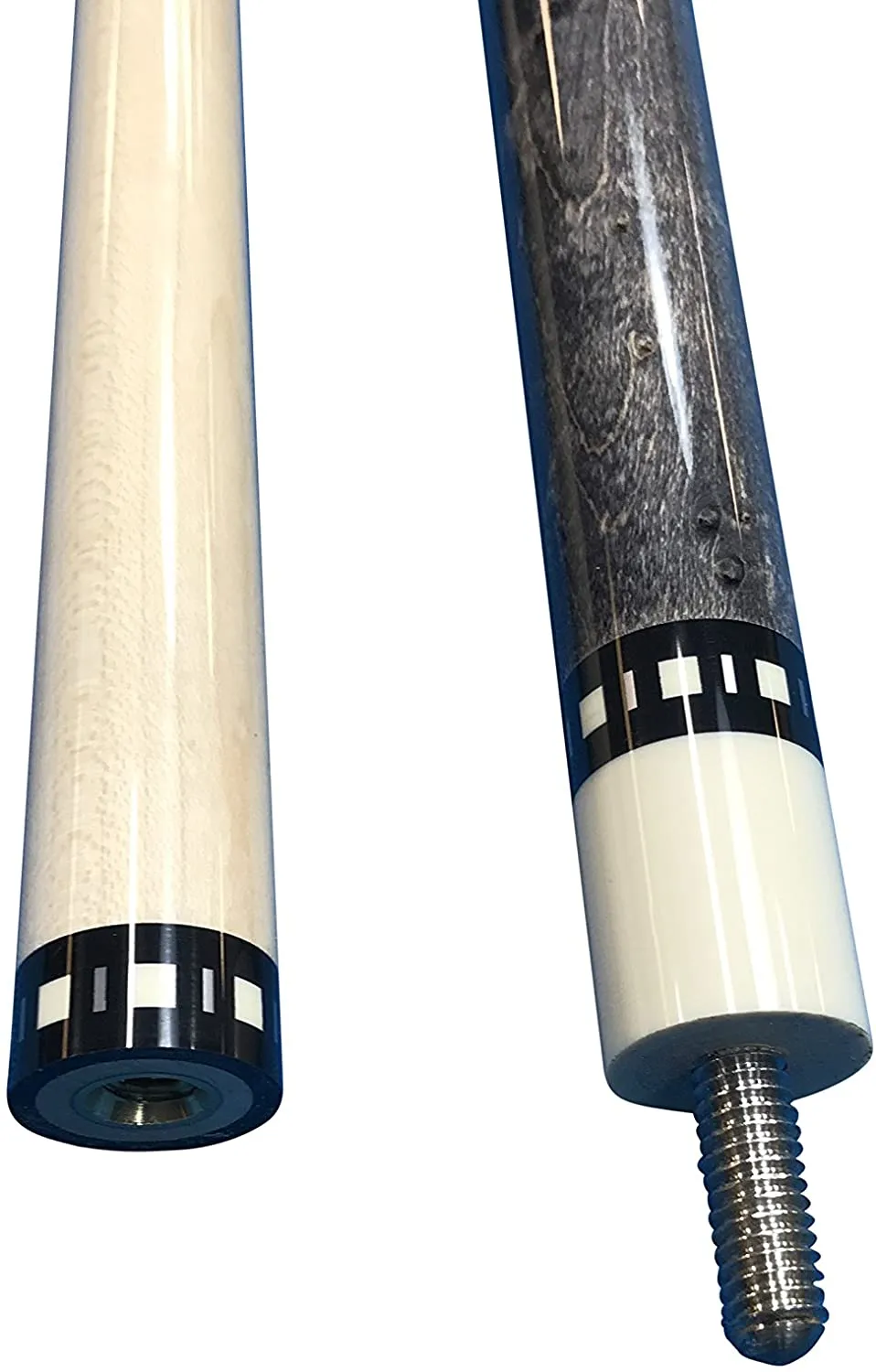 Handcrafted Billiards Pool Cue Stick - Smoke Grey Stain + Hard CASE