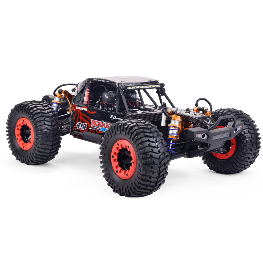 ZD Racing ROCKET DBX-10 1/10 4WD 80KM/H 2.4G RC Car Brushless Motor High-speed Remote Control Desert Off-road Vehicle - RTR