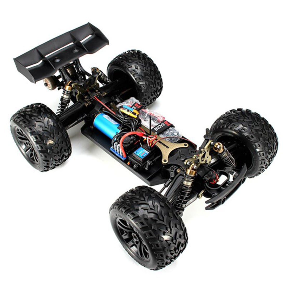 JLB Racing 21101 1/10 2.4G 4WD Off-road Splashproof Flip Brushless Off-road RC Car Remote Control Truck - RTR