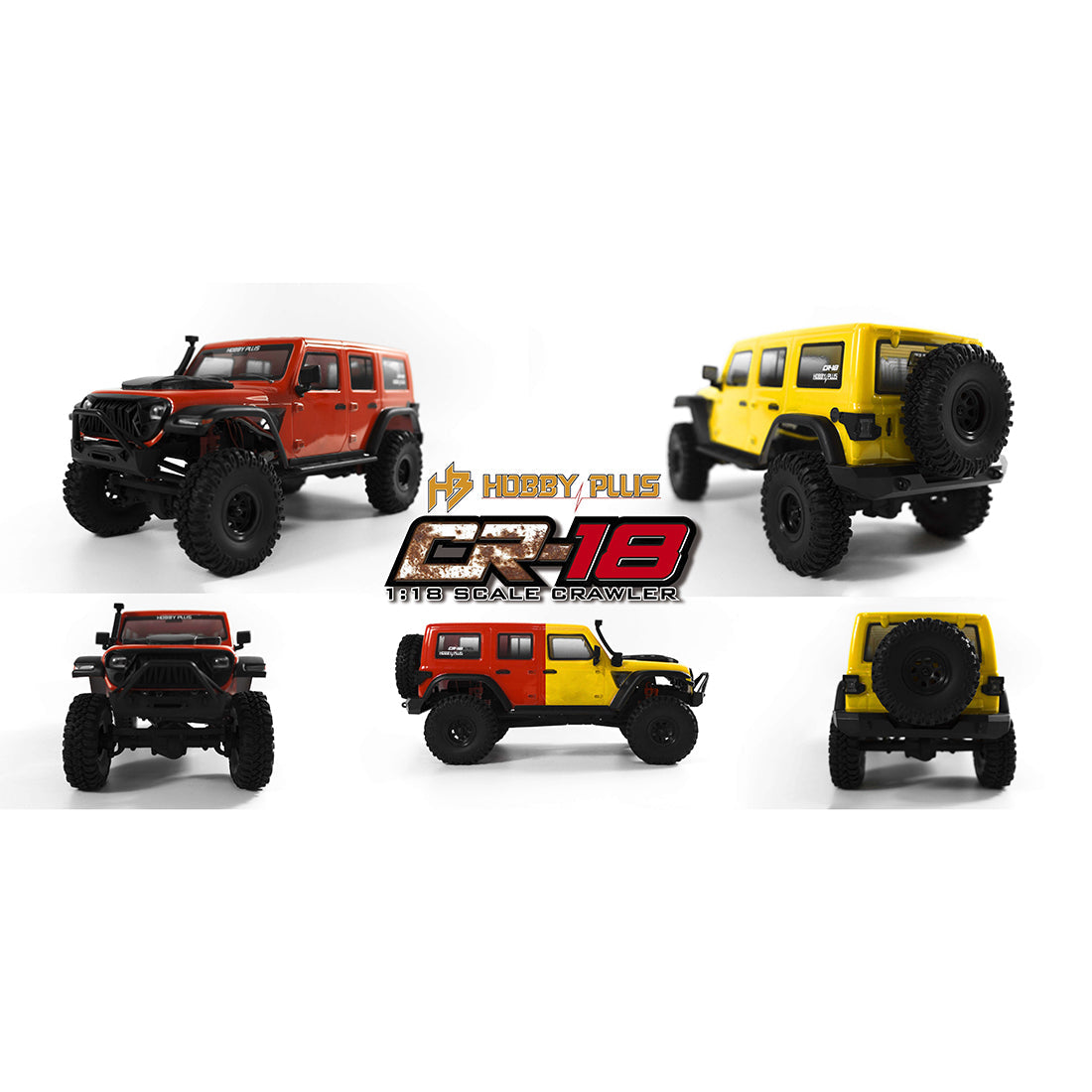 RC Car Hobby Plus CR-18 KRATOS 1/18 Scale Crawler Mini RC Off-road Vehicle