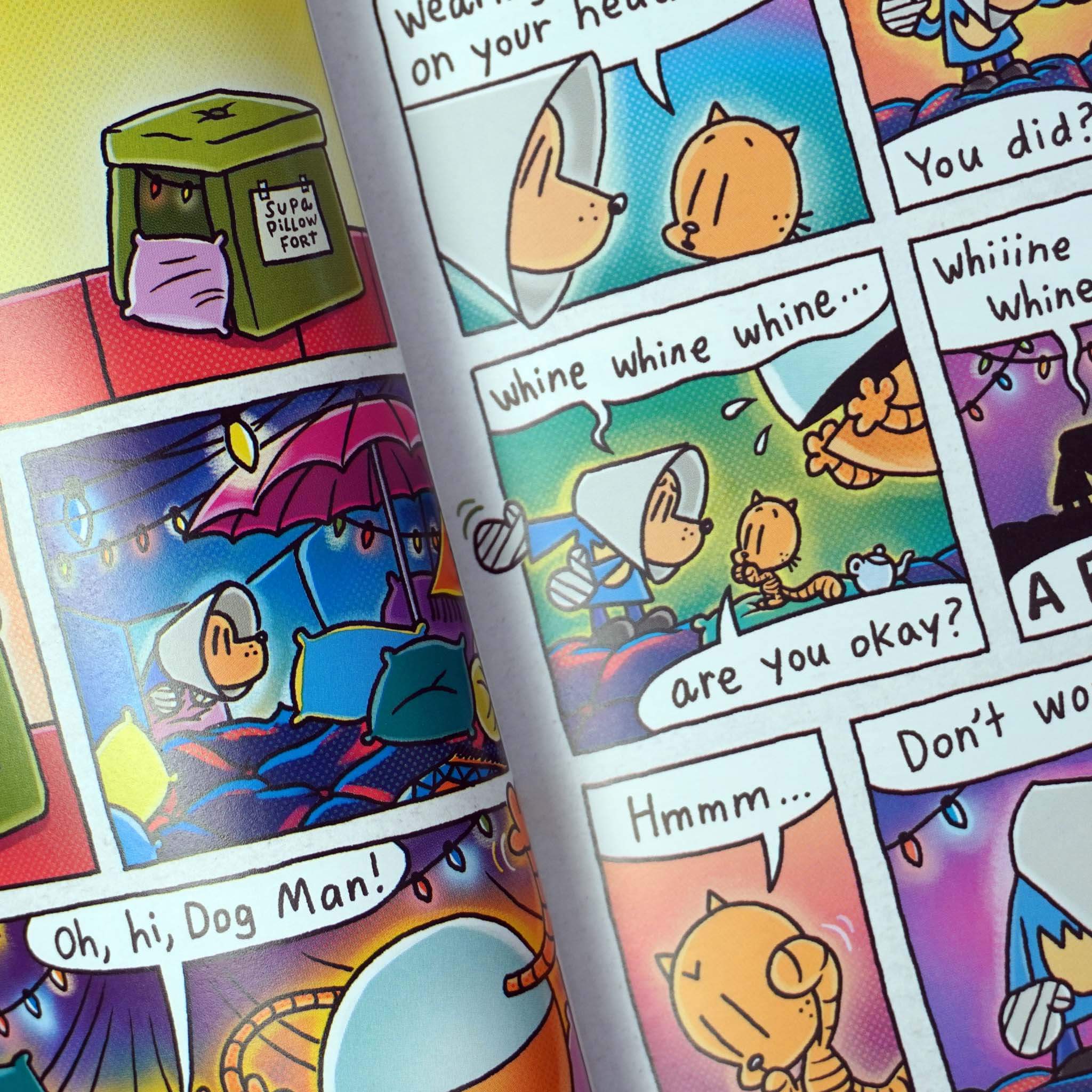 Dog Man 1-10: The Supa Buddies Mega Collection by Dav Pilkey 10 Books Box Set - Ages 6-12 - Hardback