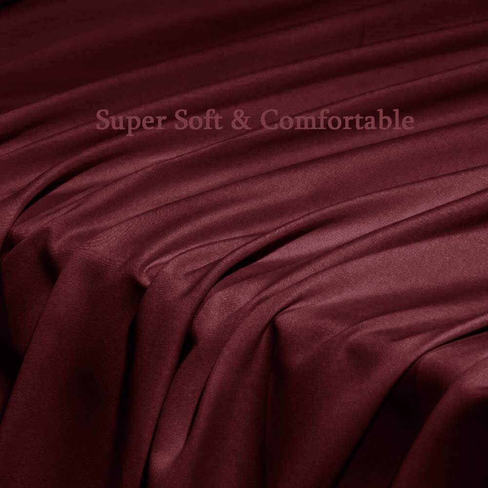 Super Soft 1800 Thread Count Luxury Egyptian Wrinkle Hypoallergenic 6 pcs Bed Sheet Set