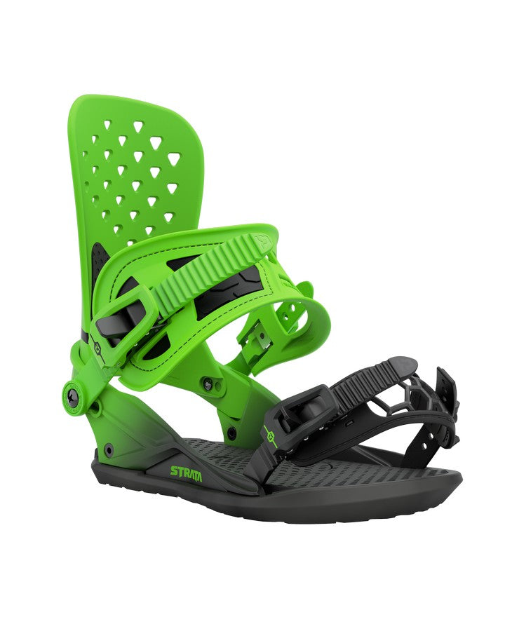 Union Strata Snowboard Bindings - Acid Green - 2021 (L)