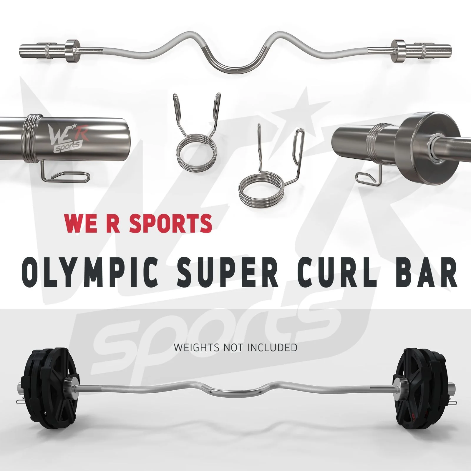 FlexBar Olympic Super Curl EZ Bar