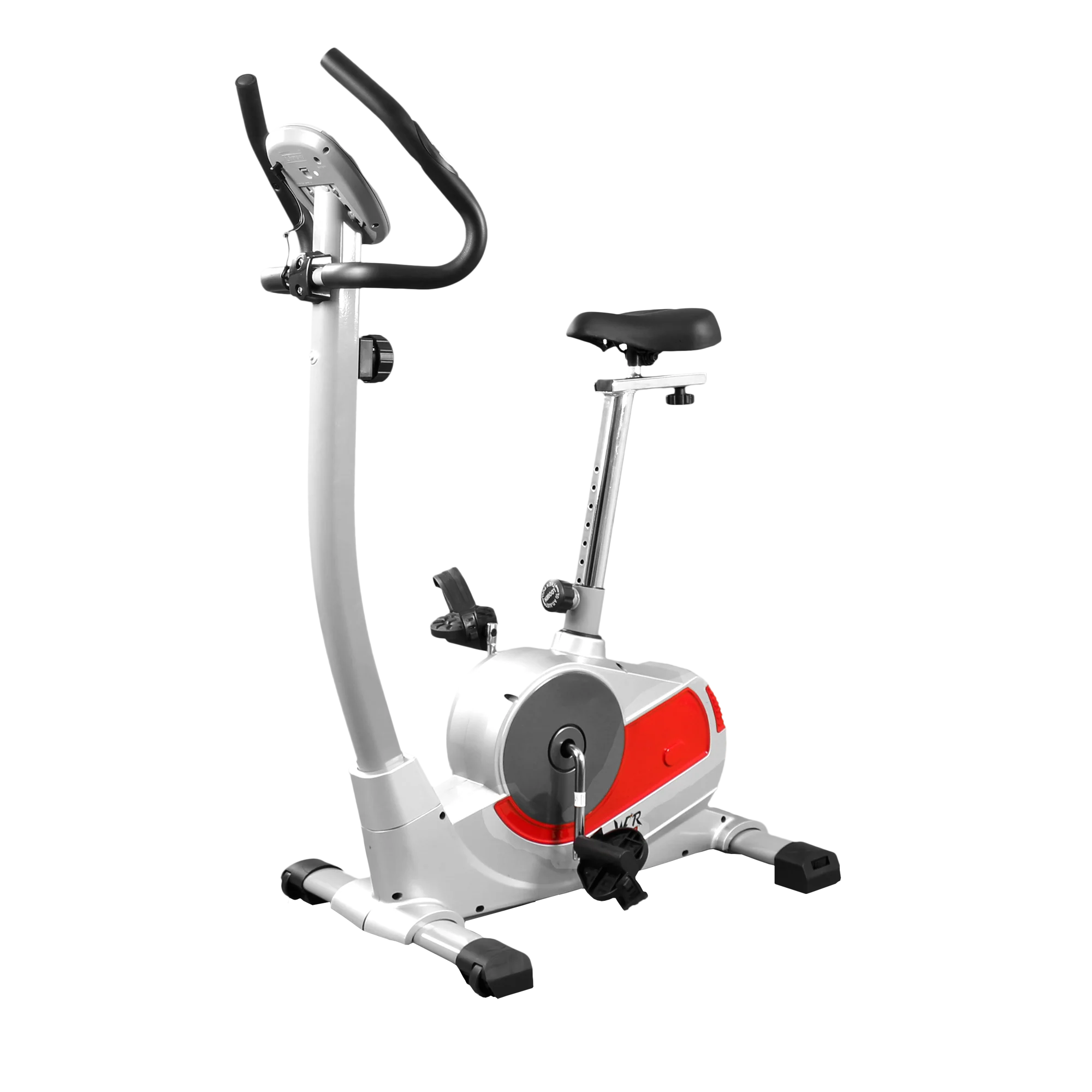 RevXtreme RideX Magnetic Exercise Bike SILVER-RED