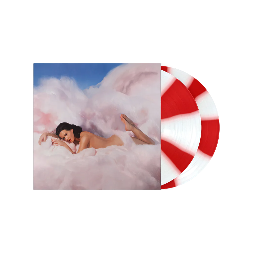 Katy Perry - Teenage Dream ‘Teenager Edition’ Exclusive Red White Peppermint Pinwheel Colored Vinyl 2xLP