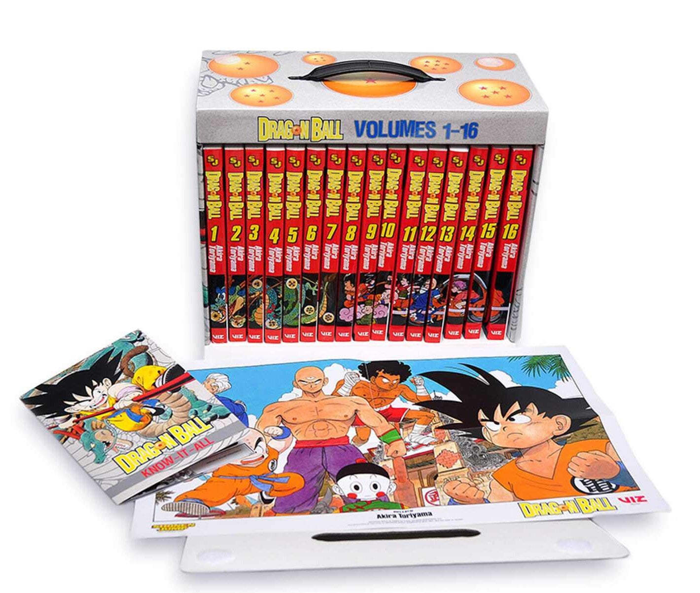 Dragon Ball by Akira Toriyama Vol. 1-16 Complete Box Set - Manga - Paperback
