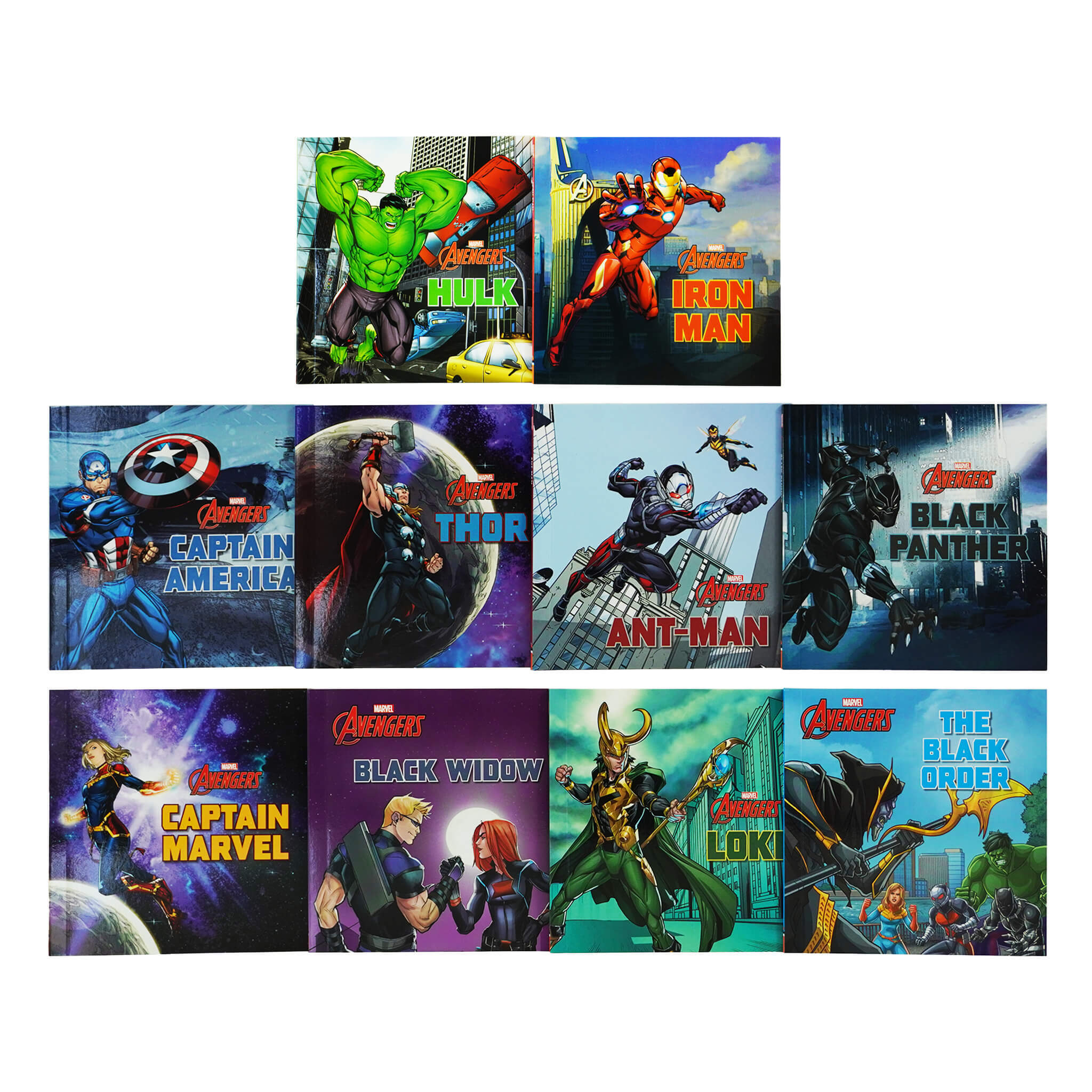 Marvel Avengers: Adventure Library 10 Books Collection Set - Ages 5-8 - Paperback