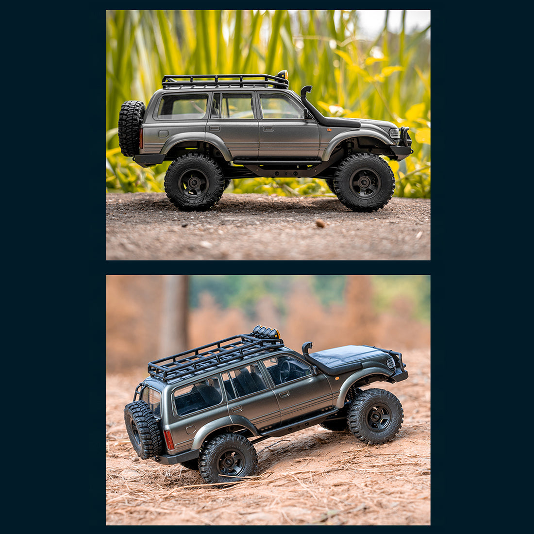 RC Car ROCHOBBY 1/18 KATANA V2 2.4Ghz RC Car 4WD Remote Control Off-road Vehicle Crawler (RTR)