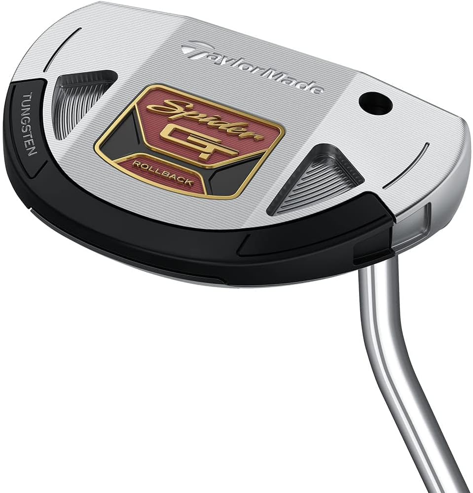 Golf Spider GT Rollback Silver Single Bend Putter
