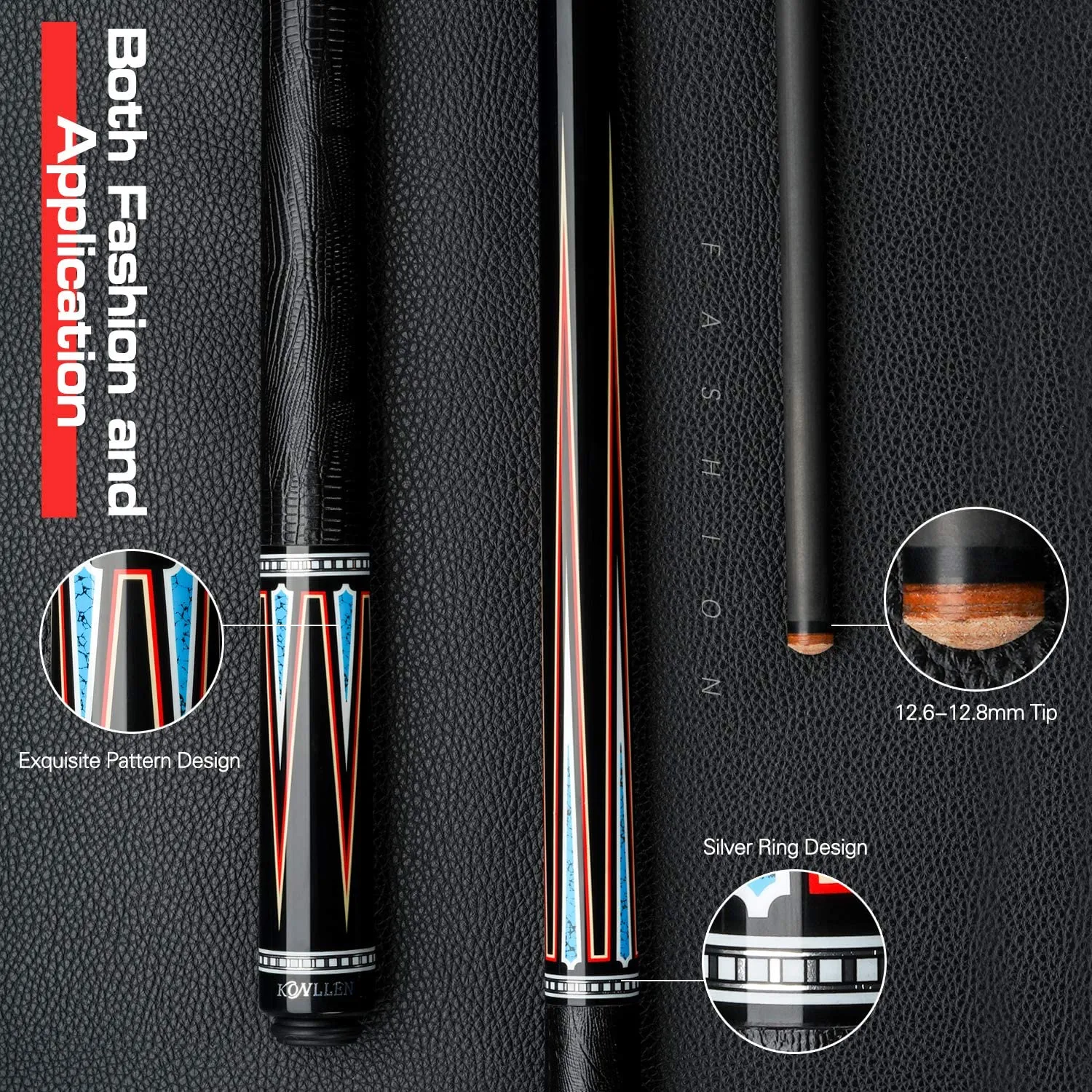 Carbon Fiber Pool Cue Stick Handmade Inlay Cue