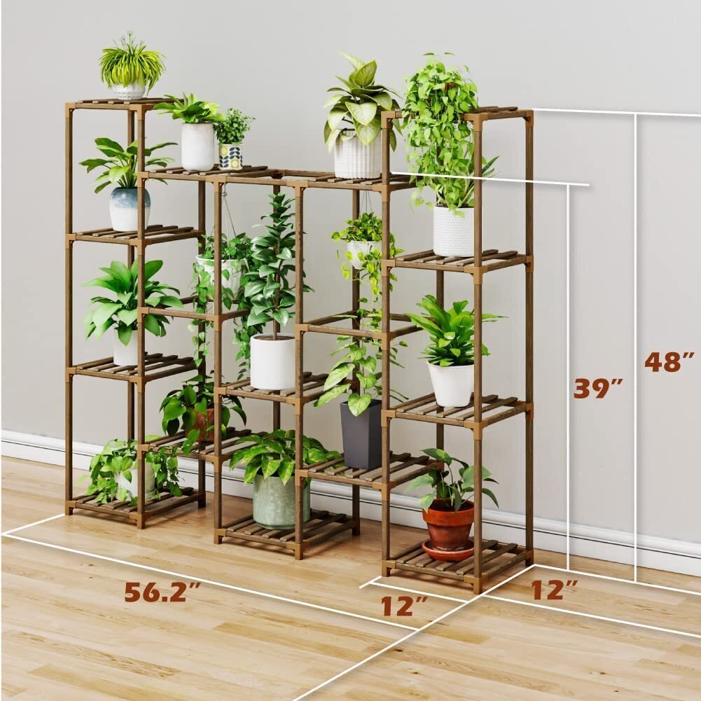 Plant stand indoor plant stand wooden outdoor multi-layer plant stand