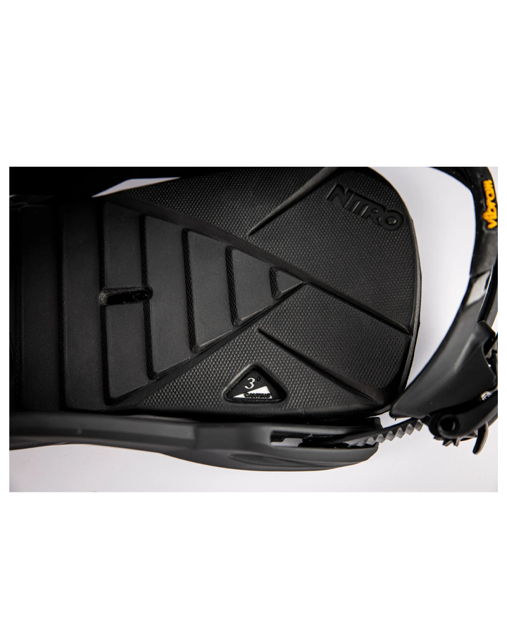 Nitro Team Snowboard Bindings - Ultra Black - 2023