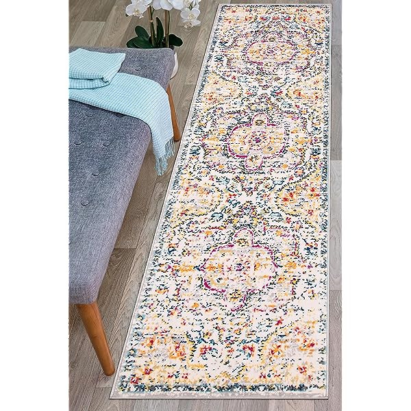 Rugshop Vintage Distressed Bohemian Area 5' x 7' Multi 5' x 7' Multi Color