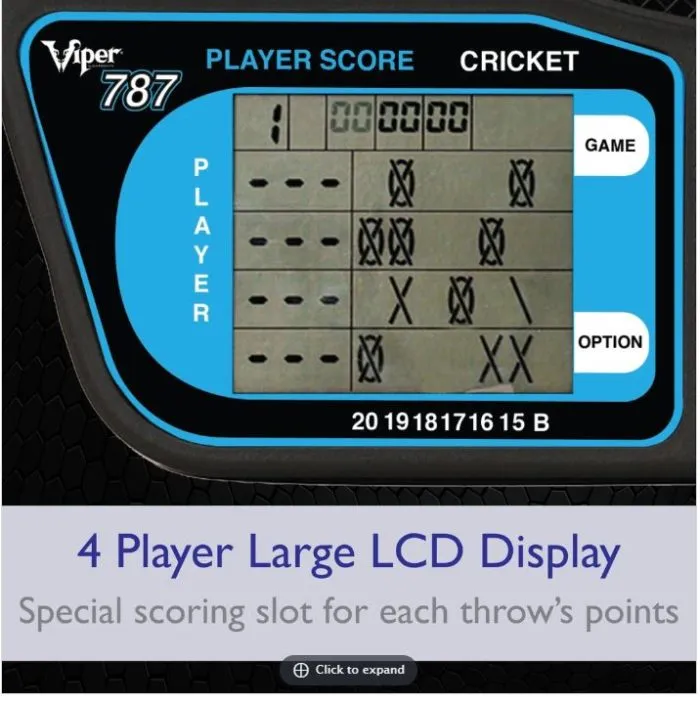 Viper 787 Electronic Dartboard