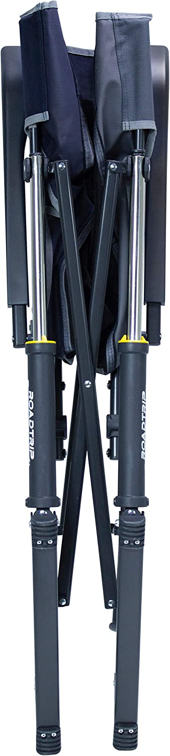 Outdoor Freestyle Rocker Portable Rocking Chair & Outdoor Camping Chair, ergonomic Nylon, Indigo Blue