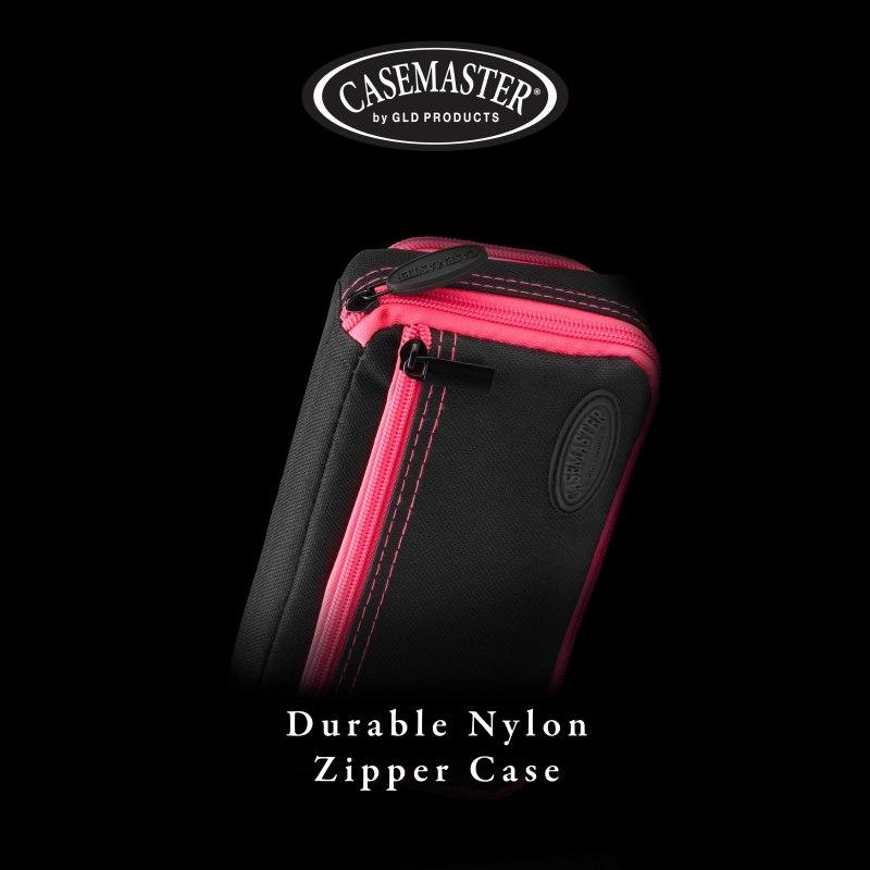 Casemaster Plazma Plus Dart Case Black with Pink Trim and Phone Pocket