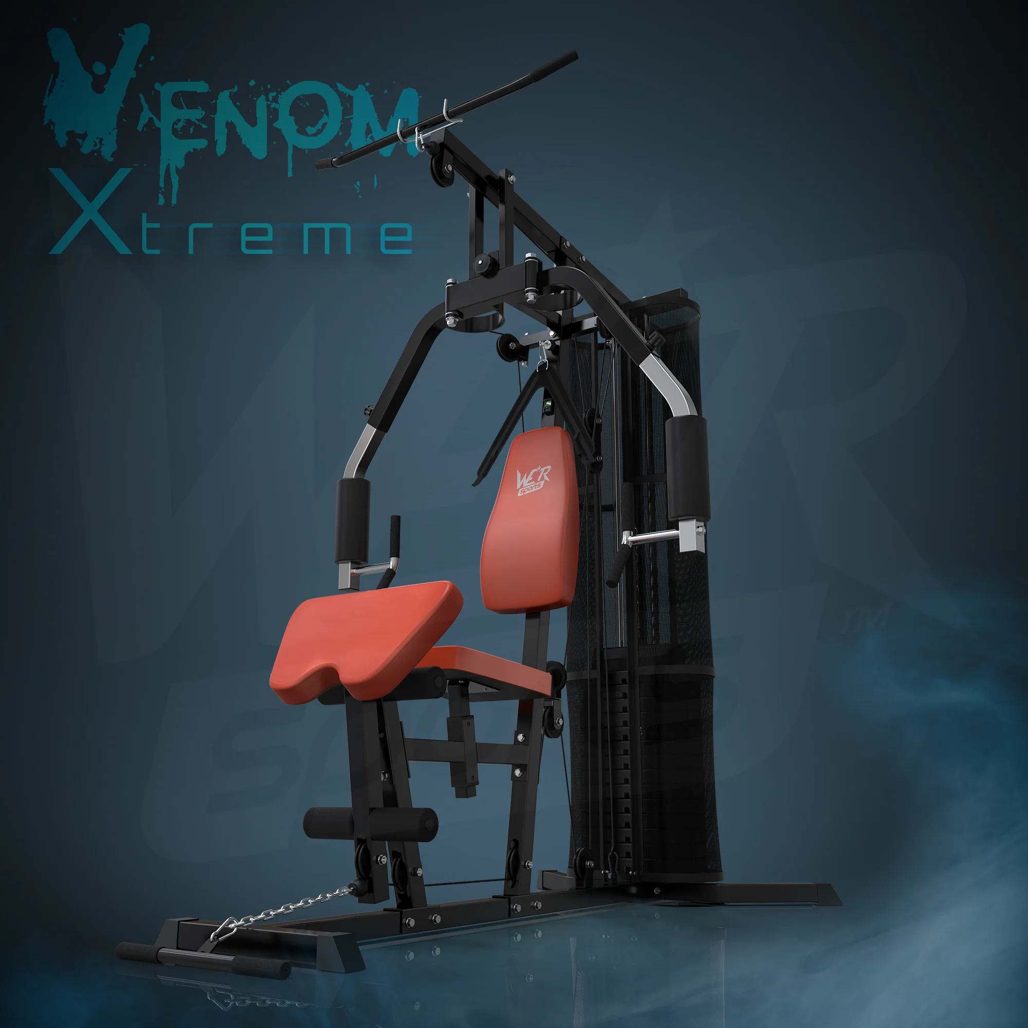 VenomXtreme Home Multi Gym BLACK-ORANGE