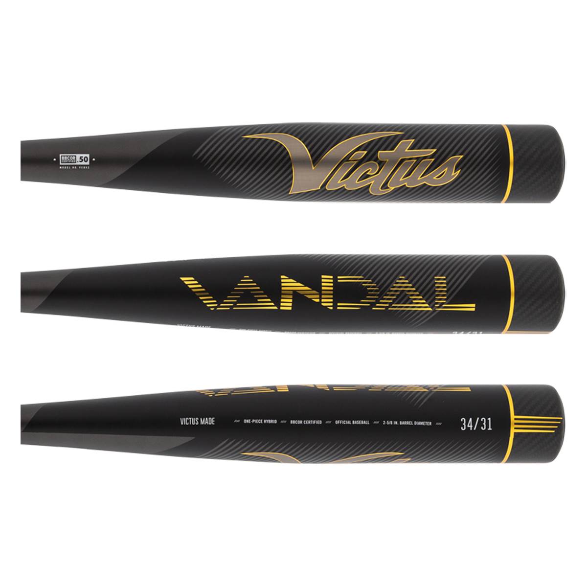 🔥Victus Vandal Gold BBCOR Baseball Bat: VCBV2