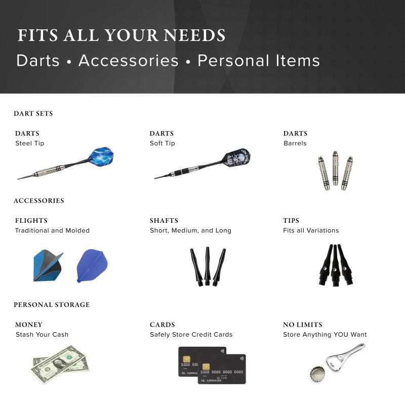 Casemaster Plazma Dart Case with Black Zipper