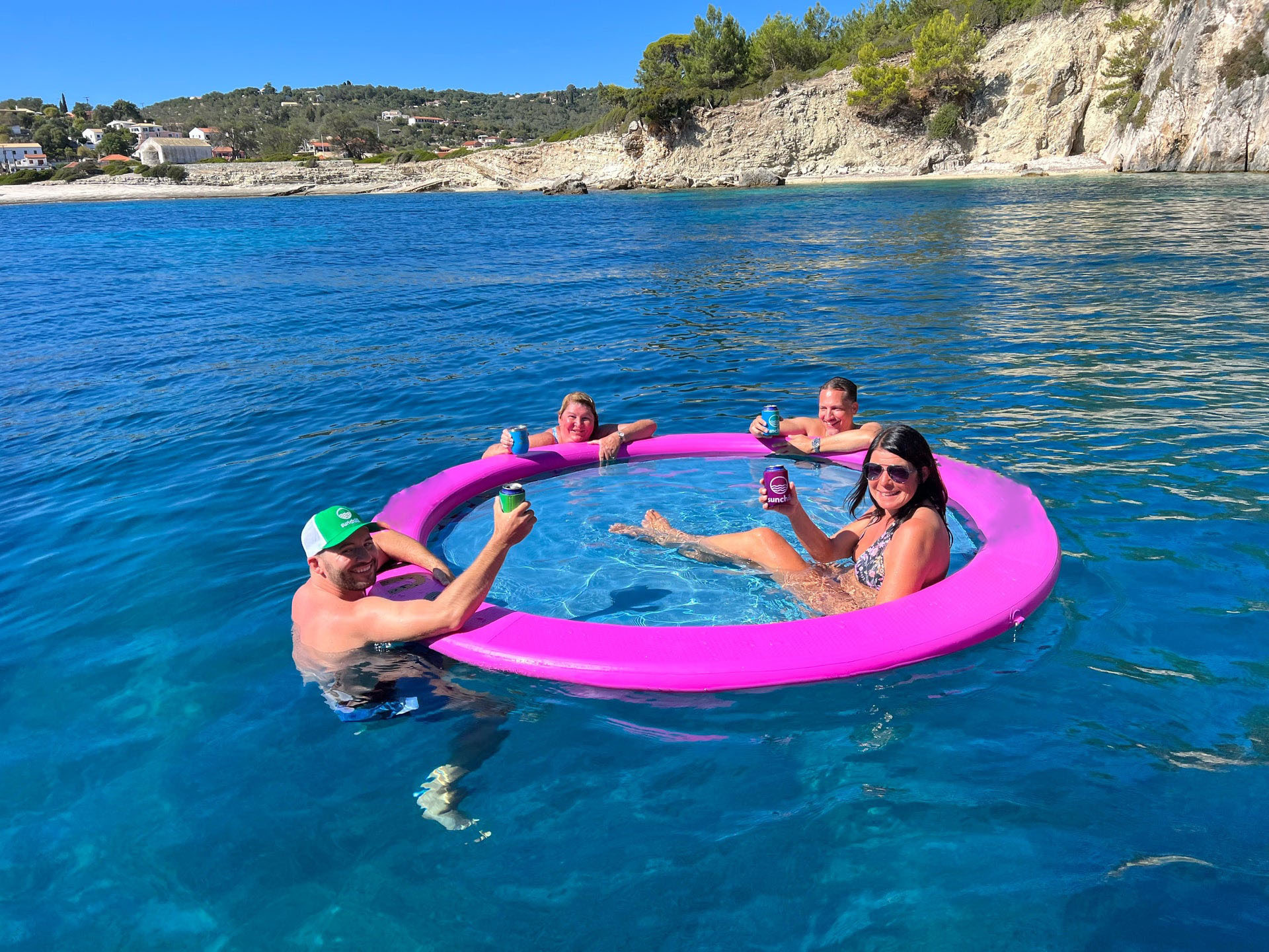 ☀Summer Sale🔥 Buy 2 Get 2 Free - Portable Inflatable Outdoor Water Floating Mat 4