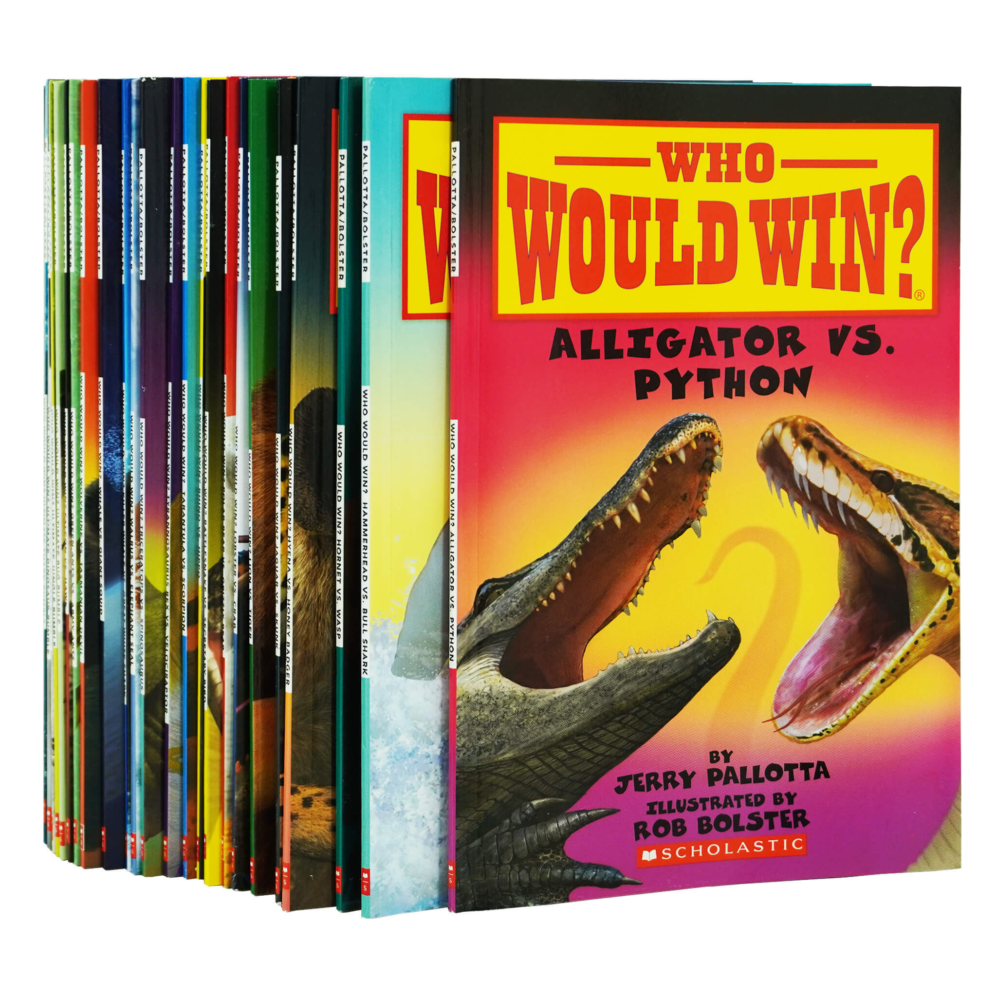 Who Would Win? Complete Series 26 Books Set By Jerry Pallotta - Ages 7+ - Paperback