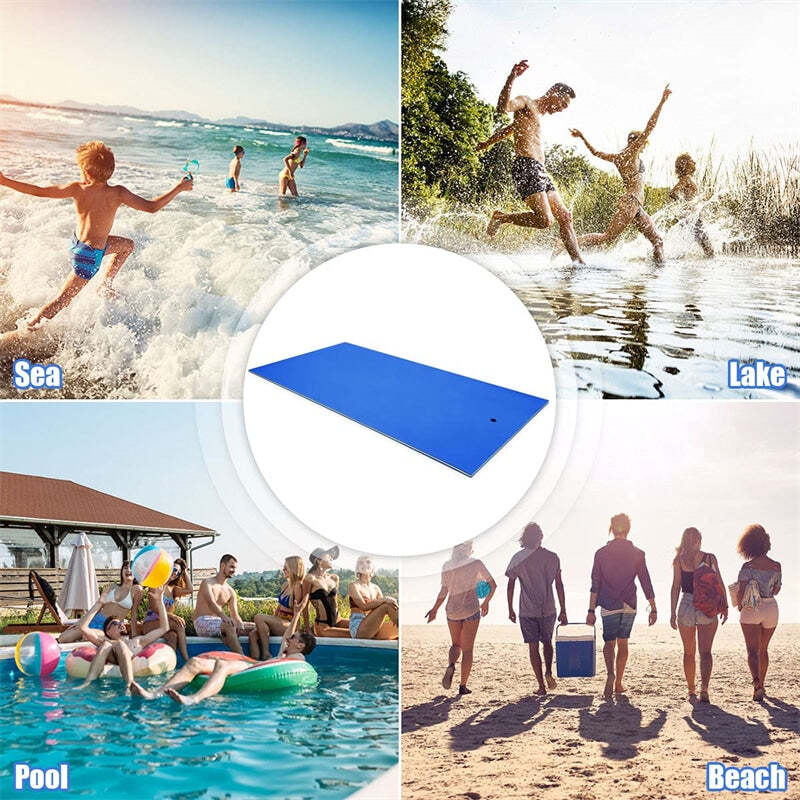 12' x 6' 3 Layer Tear-Resistant XPE Foam Floating Water Pad