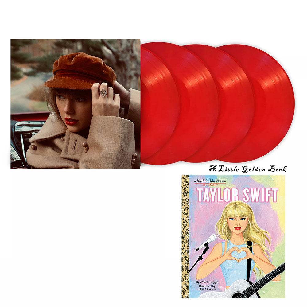Taylor Swift - Red (Taylor's Version) Exclusive Red Color 4x LP Vinyl Record