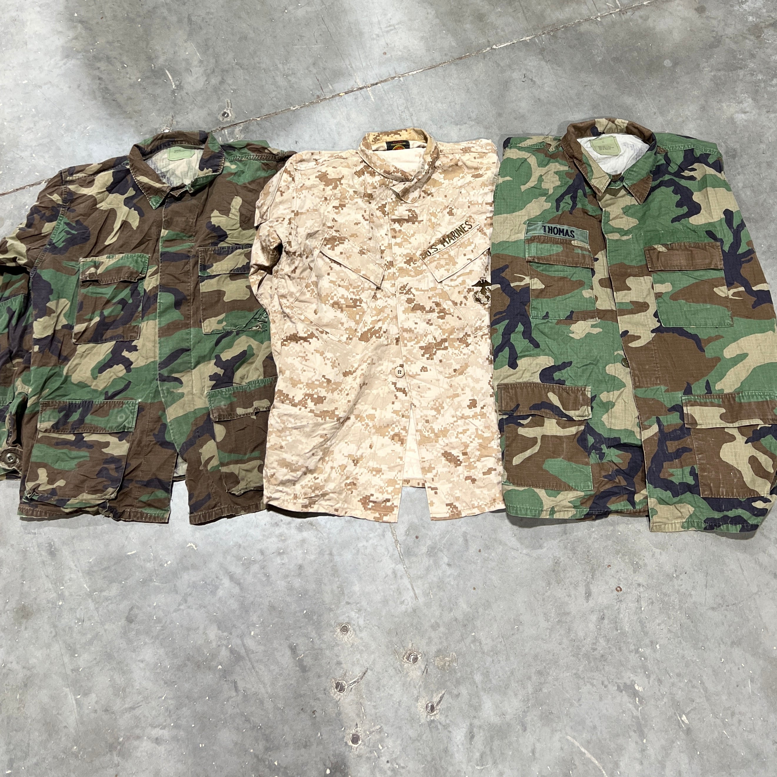 100lb Army Camo Shirts Bale