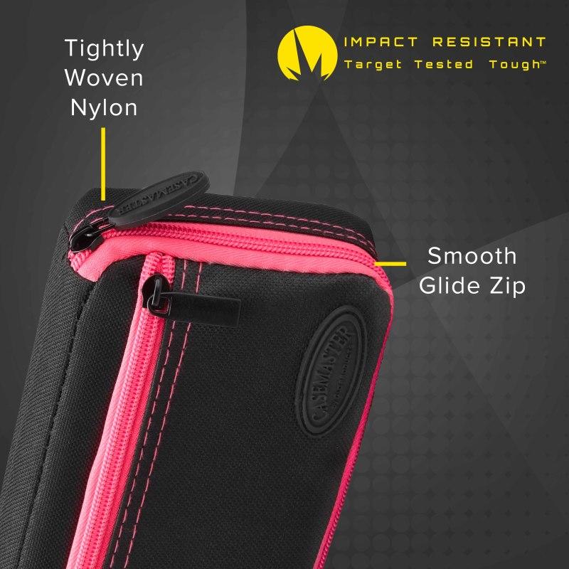 Casemaster Plazma Dart Case Black with Pink Trim
