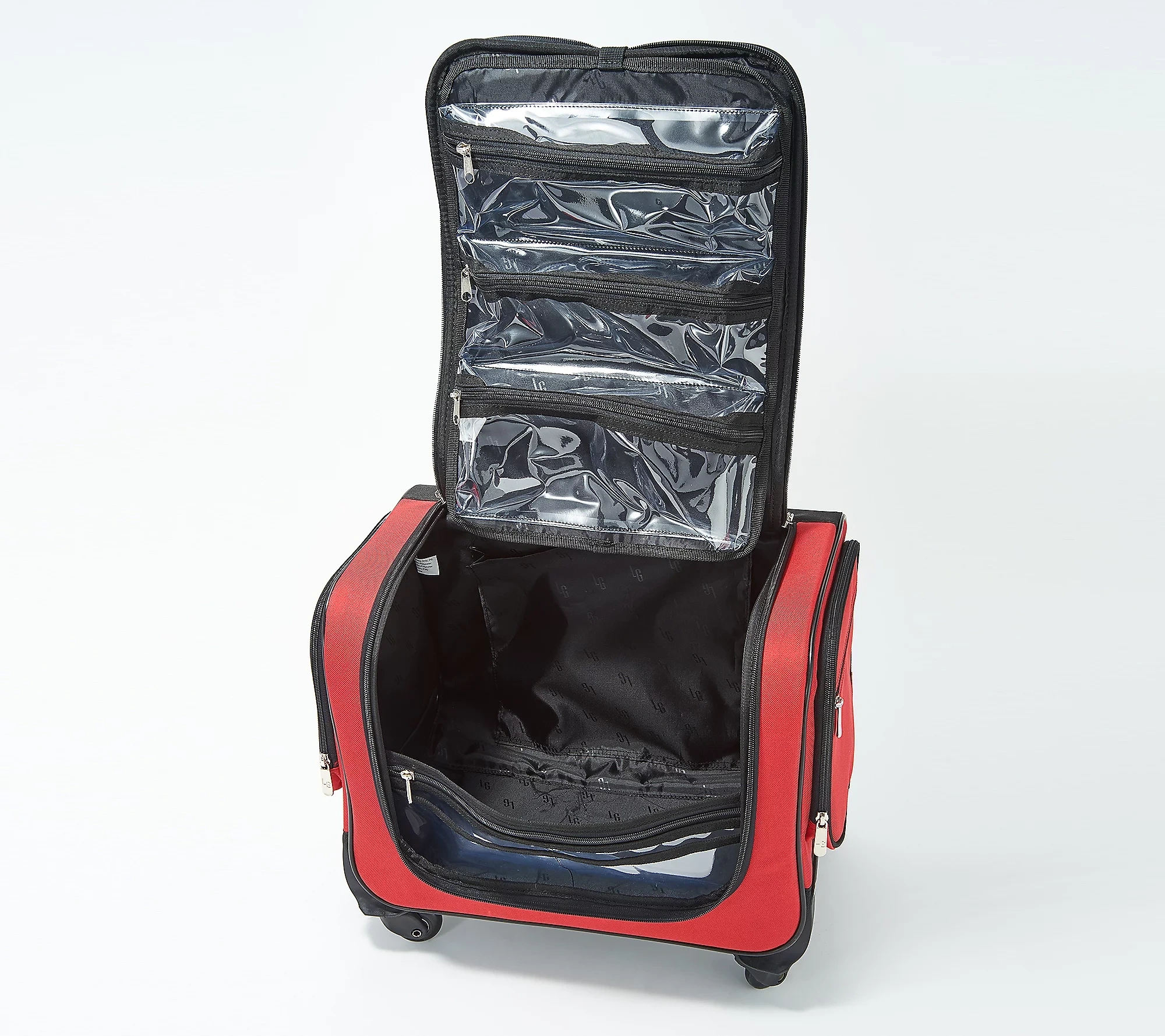 💥QVC-Last Day BUY 2 SAVE 30%💥Weekender Bag with Set of 2 Snap-In Toiletry Case
