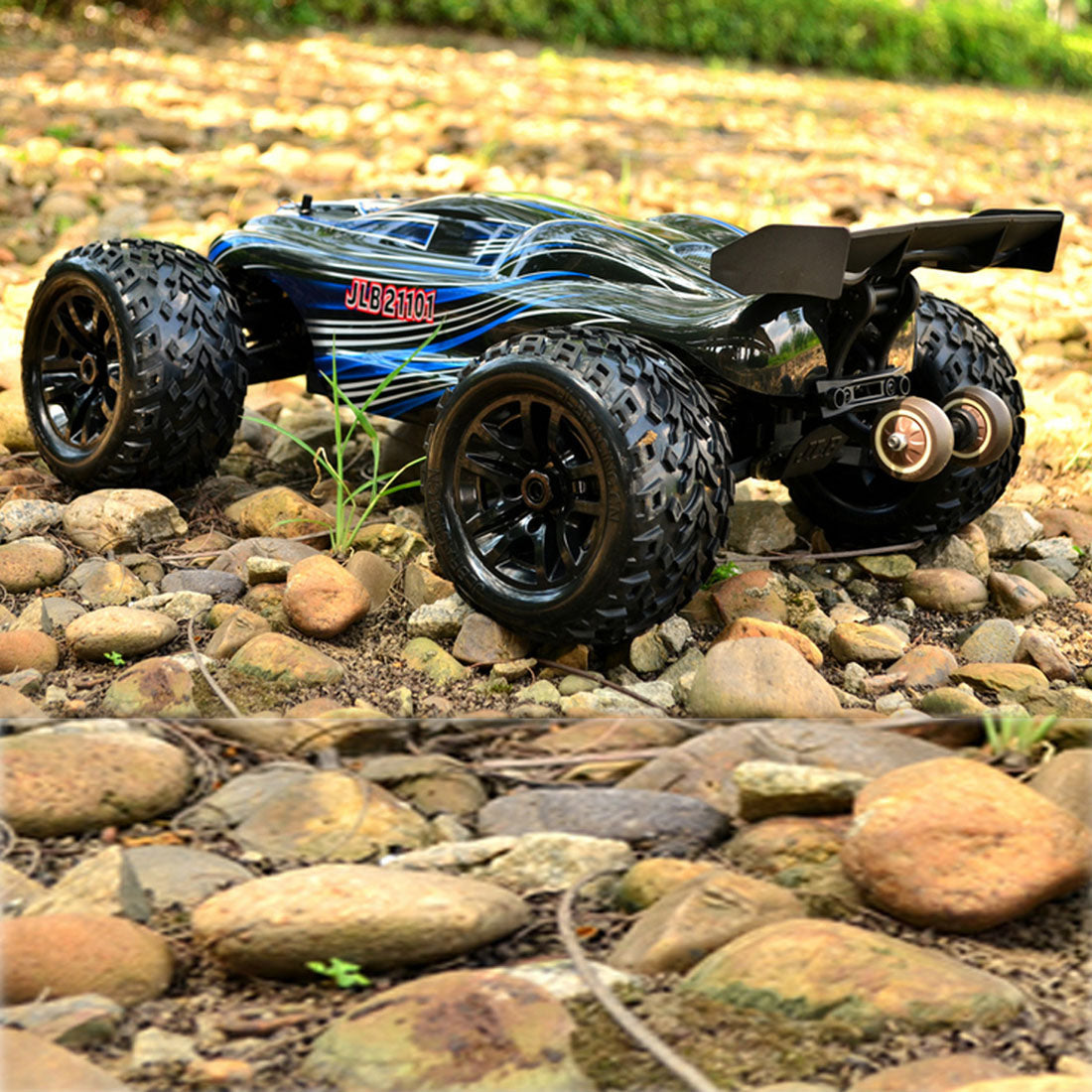 JLB Racing 21101 1/10 4WD 2.4G 80A Off-road Splashproof Flip Brushless Truggy RC Car Remote Control Truck- RTR