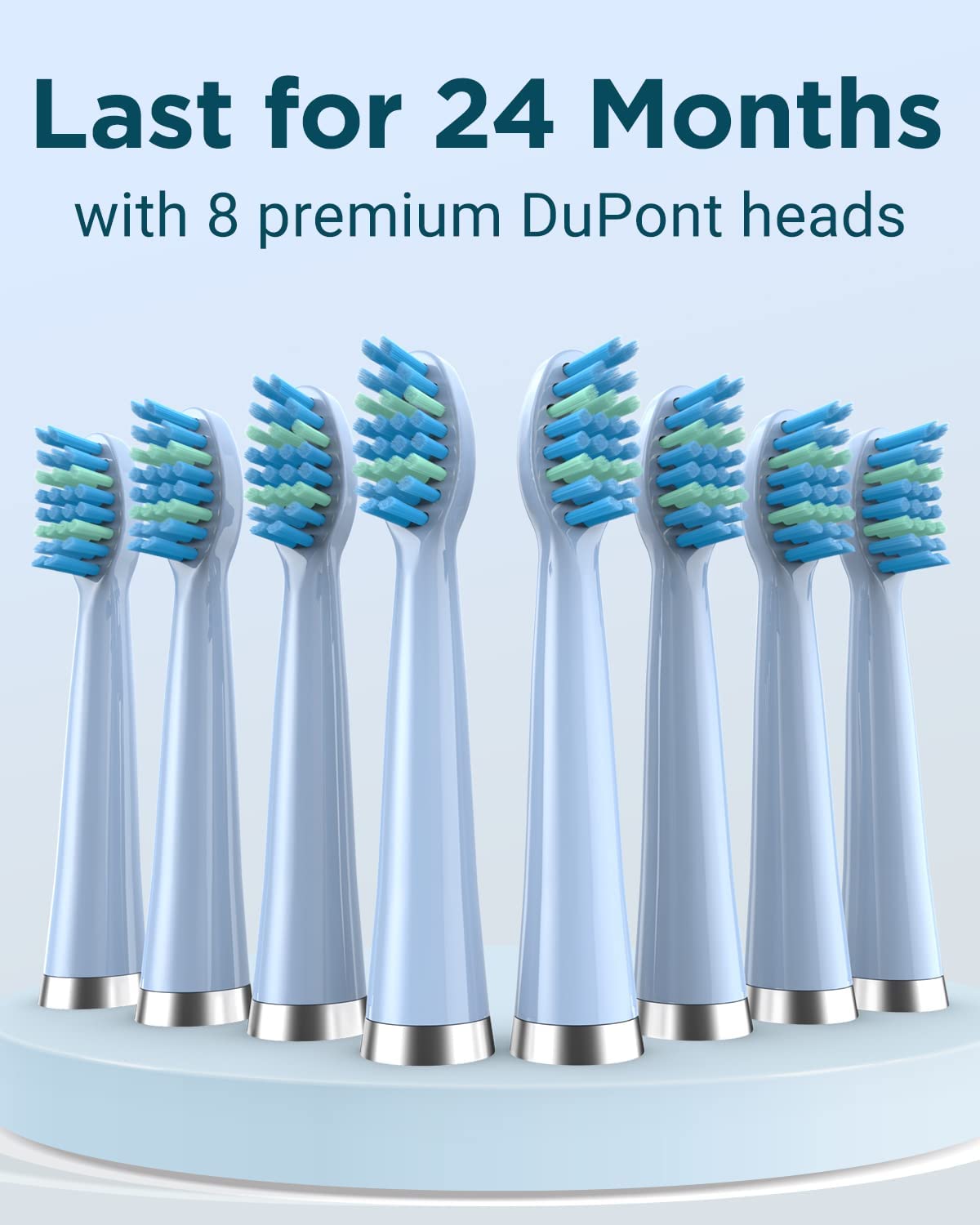 Sonic Electric Toothbrush for Adults - Rechargeable Electric Toothbrushes with 8 Brush Heads, & Travel Case,Teeth Whitening , Power Electric Toothbrush with Holder, Once Charge for 120 Days - H8 Pink