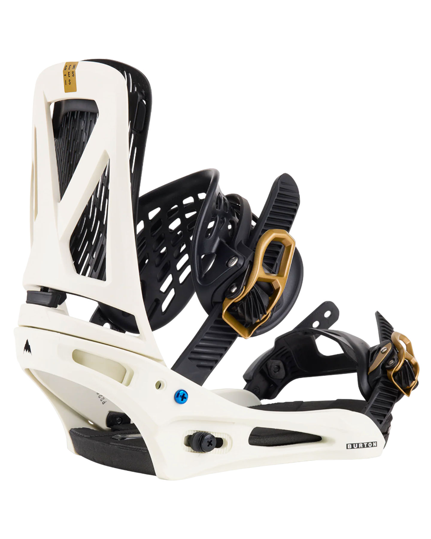 Burton Men's Genesis Re:Flex Snowboard Bindings - White / Gold - 2024