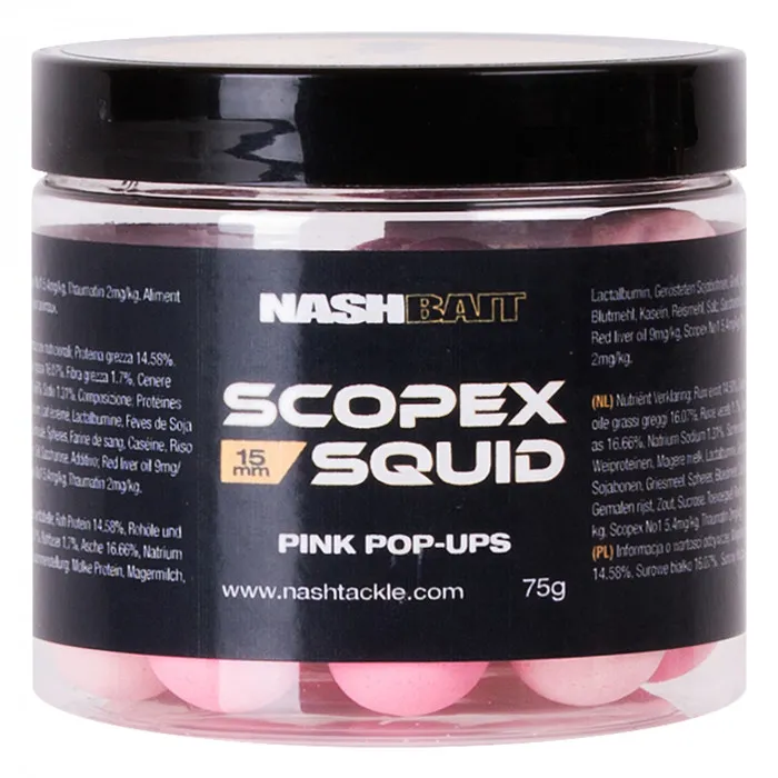 Nash Scopex Squid Airball Pop Ups Pink