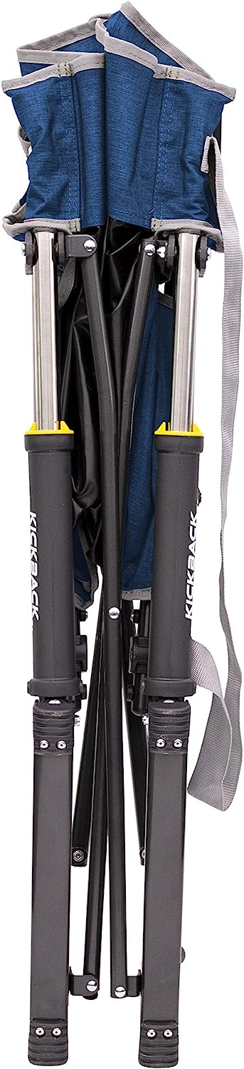 Outdoor Freestyle Rocker Portable Rocking Chair & Outdoor Camping Chair, ergonomic Nylon, Indigo Blue