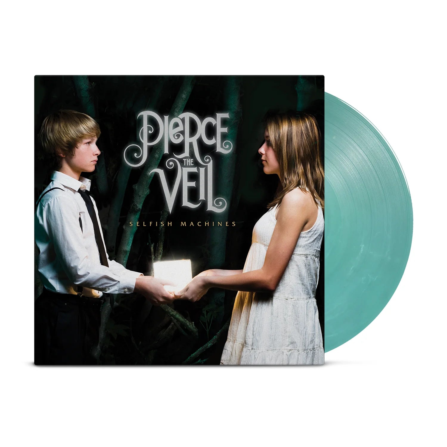 Pierce The Veil - Selfish Machines Exclusive Limited Clear Green Marble Vinyl LP Record #1000