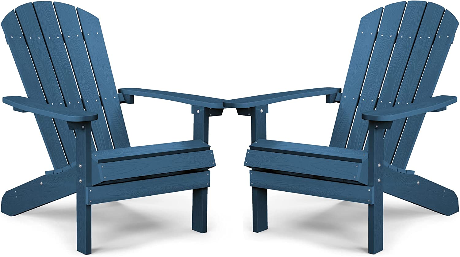 Adirondack Chair ,Patio Chairs 5 Steps Easy Installation,Widely Used in Outdoor, Fire Pit, Deck, Outside, Garden, Campfire Chairs