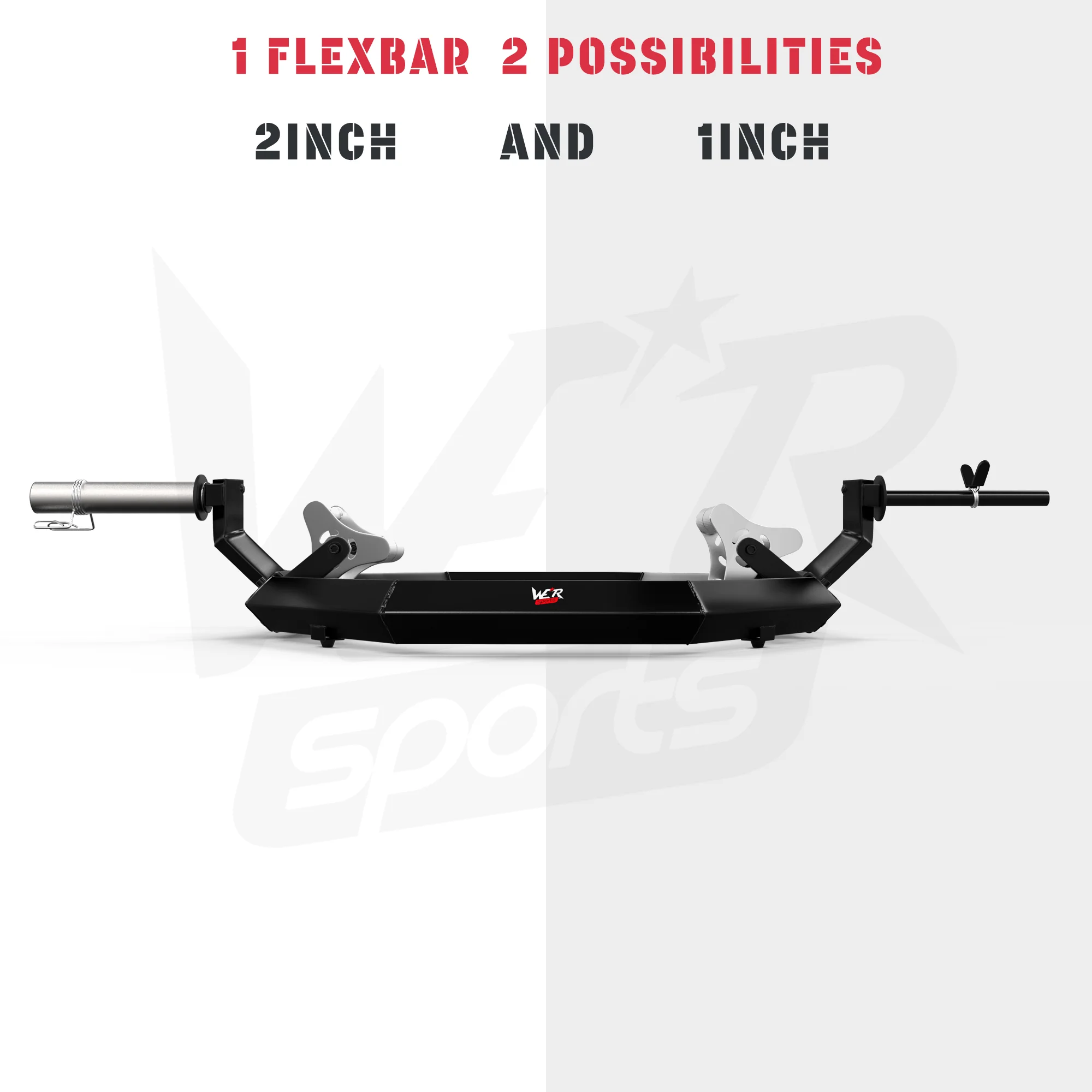 FlexBar Commercial Multi Grip Super Hex Trap Bar Dead Lift & Shrug Bar
