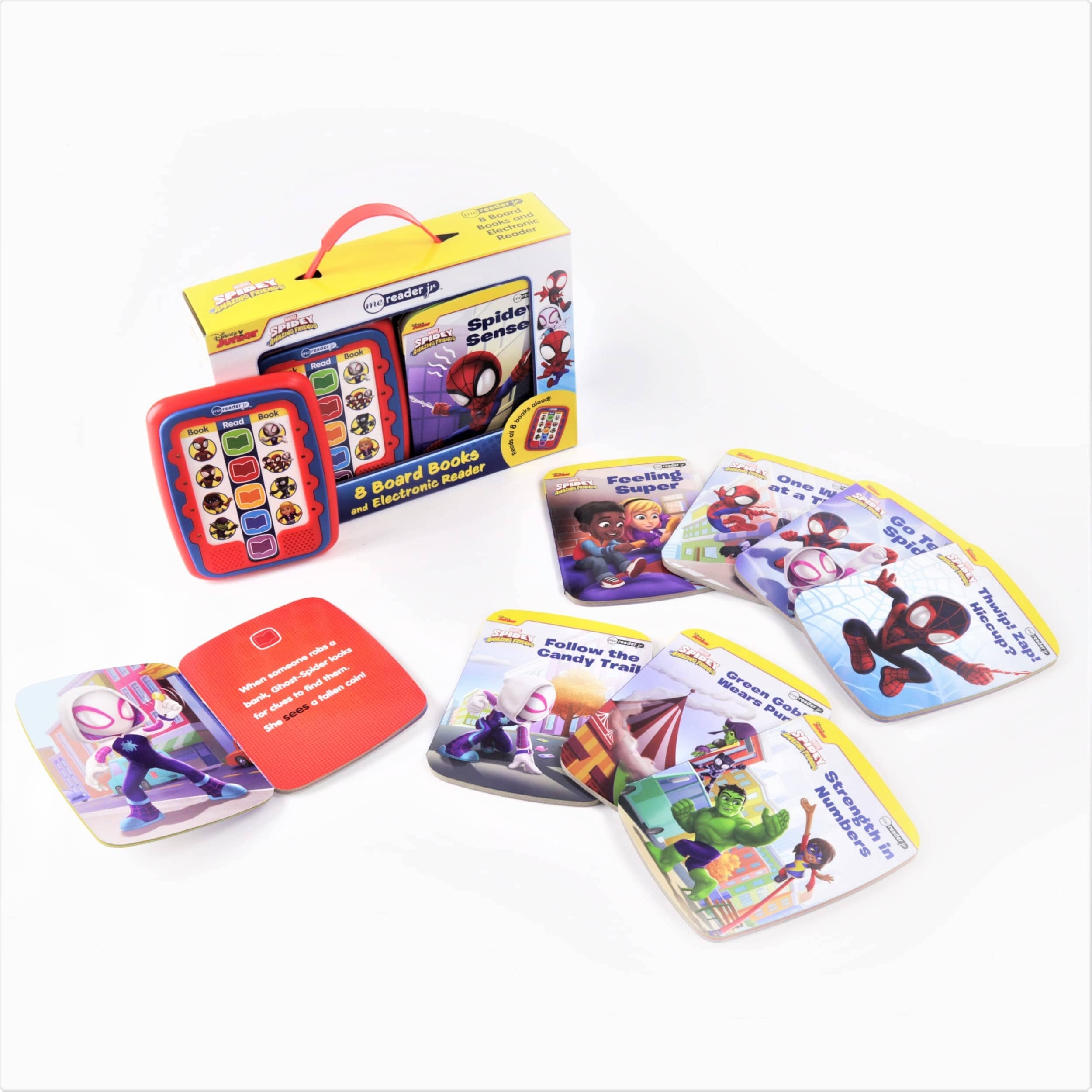 Marvel Spider-Man 8 Board Books and Electronic Reader - Ages 2+ - Board Book