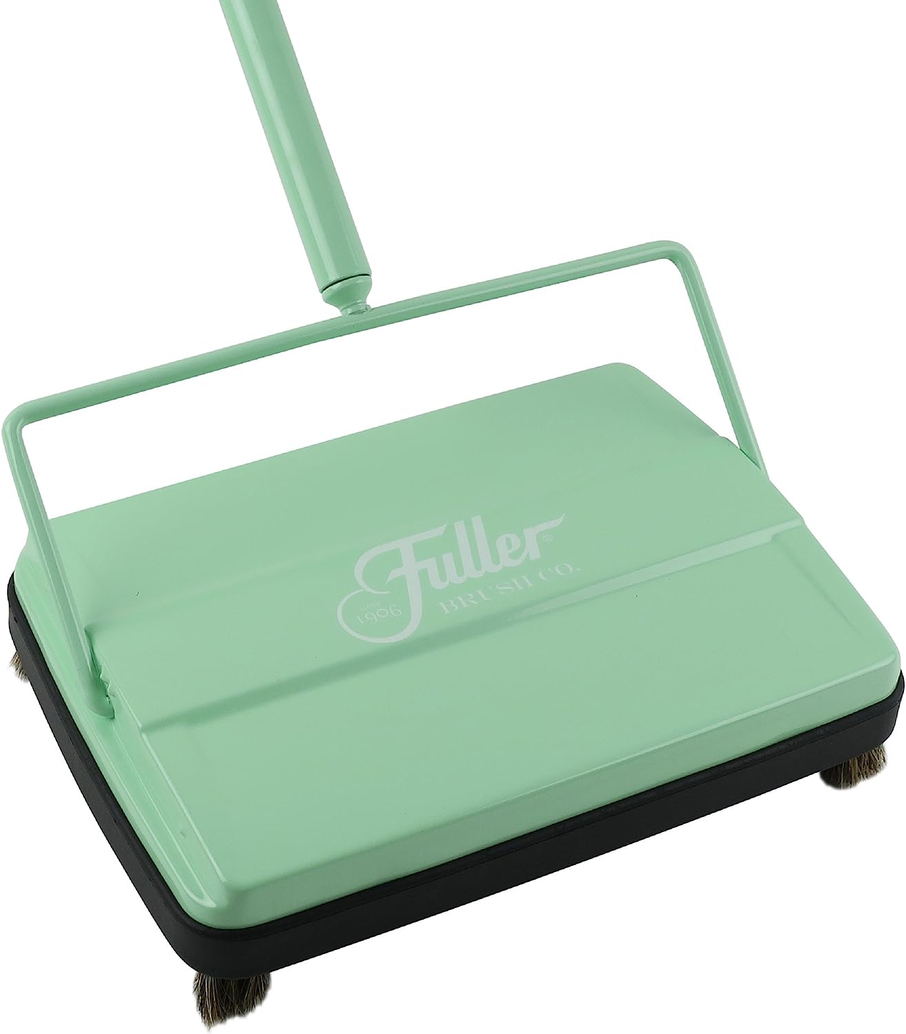 Fuller Brush 17027 Carpet & Floor Sweeper- Mini Stick Cleaner For Hardwood Surfaces, Wood Floors, Laminate, Tile- Small & Portable For The Home Or Office - Cleans Dust Pet Hair- Electrostatic & Silent