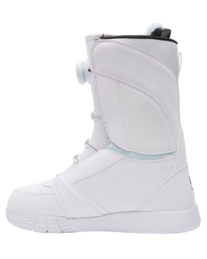 DC Lotus BOA Womens Snowboard Boots - White/White/Black - 2023