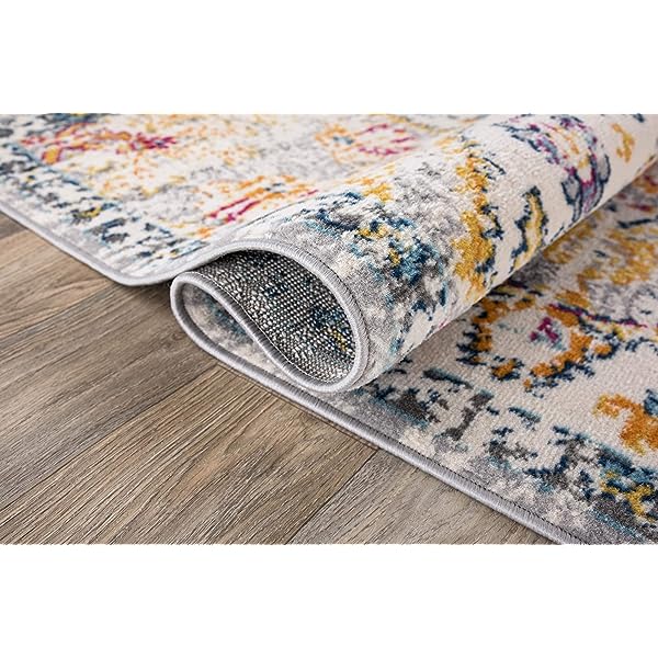 Rugshop Vintage Distressed Bohemian Area 5' x 7' Multi 5' x 7' Multi Color