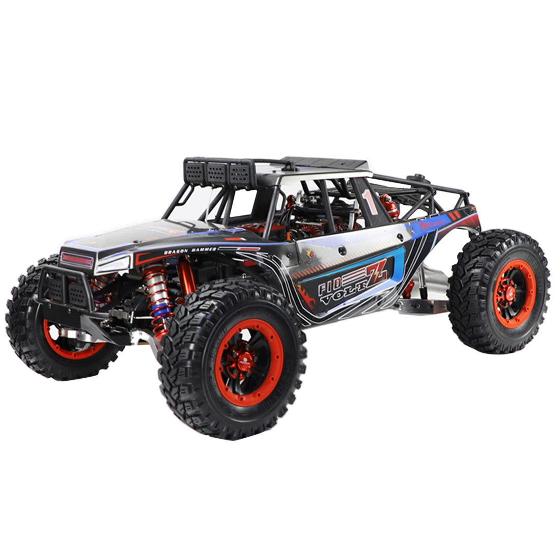 FID RACING VOLTZ RC Crawler Car High-speed RC Electric 4WD Off-Road Vehicle Simulation Desert Truck 1/5 100KM/H