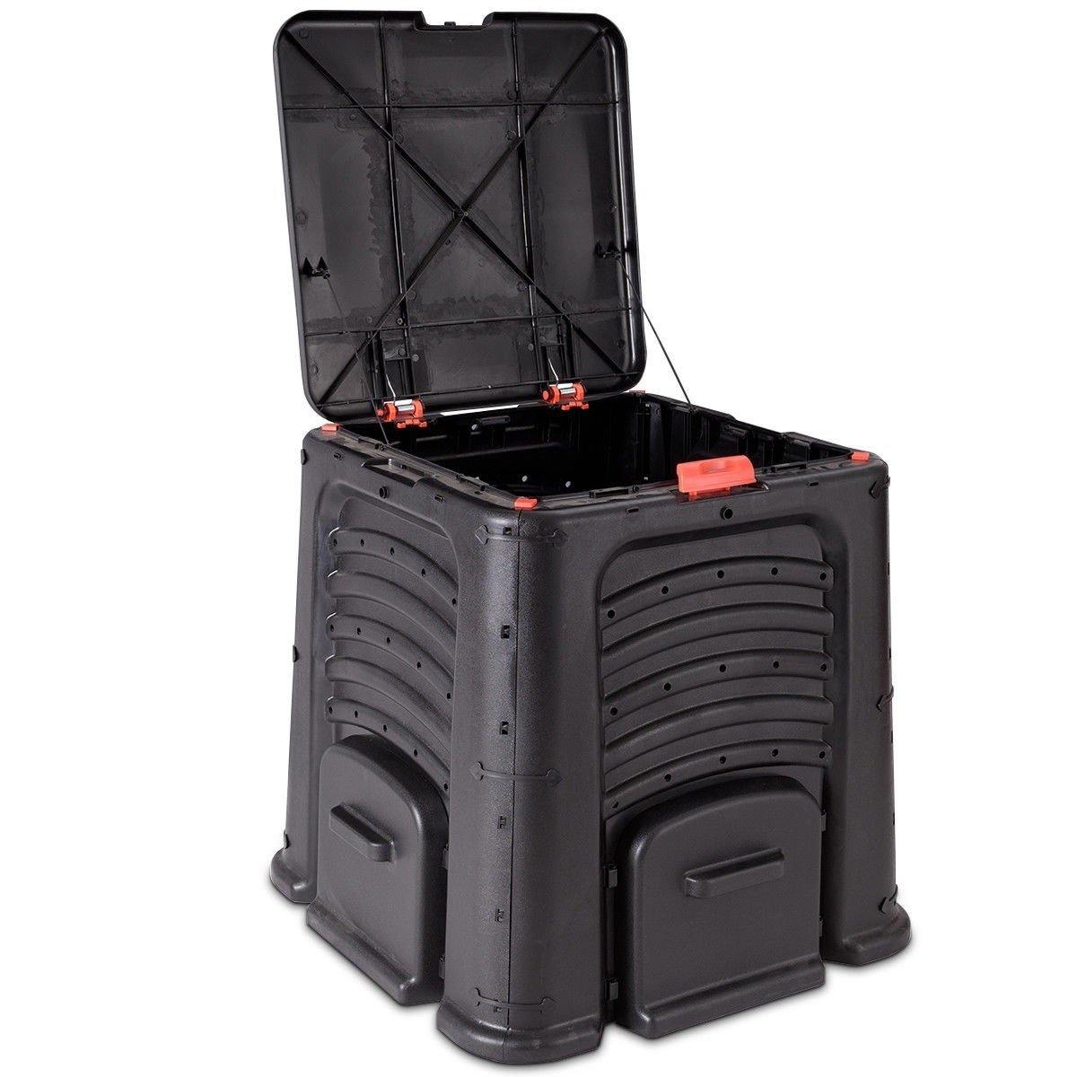 115 Gallon Garden Compost Bin Grass Food Trash Fertilizer Barrel