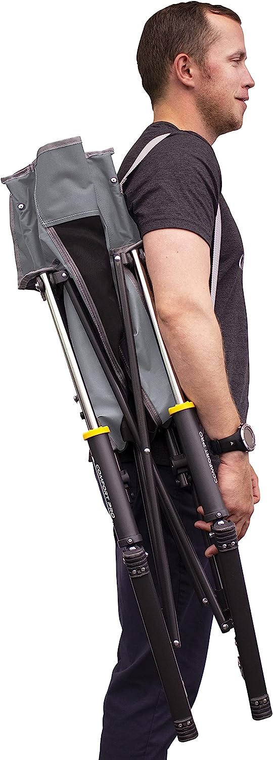 Outdoor Freestyle Rocker Portable Rocking Chair & Outdoor Camping Chair, ergonomic Nylon, Indigo Blue