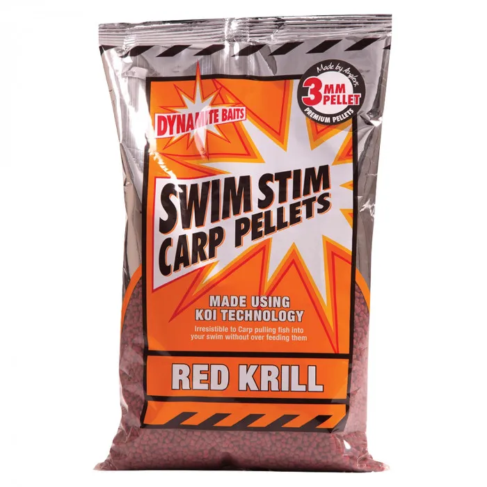Dynamite Baits Swim Stim Red Krill Carp Pellets