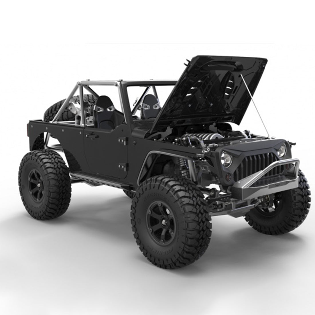 Capo JKMAX 1/10 All Metal DIY RC Simulated Crawler Car Off-road Vehicle Model - KIT Version (No Electronic Devices)