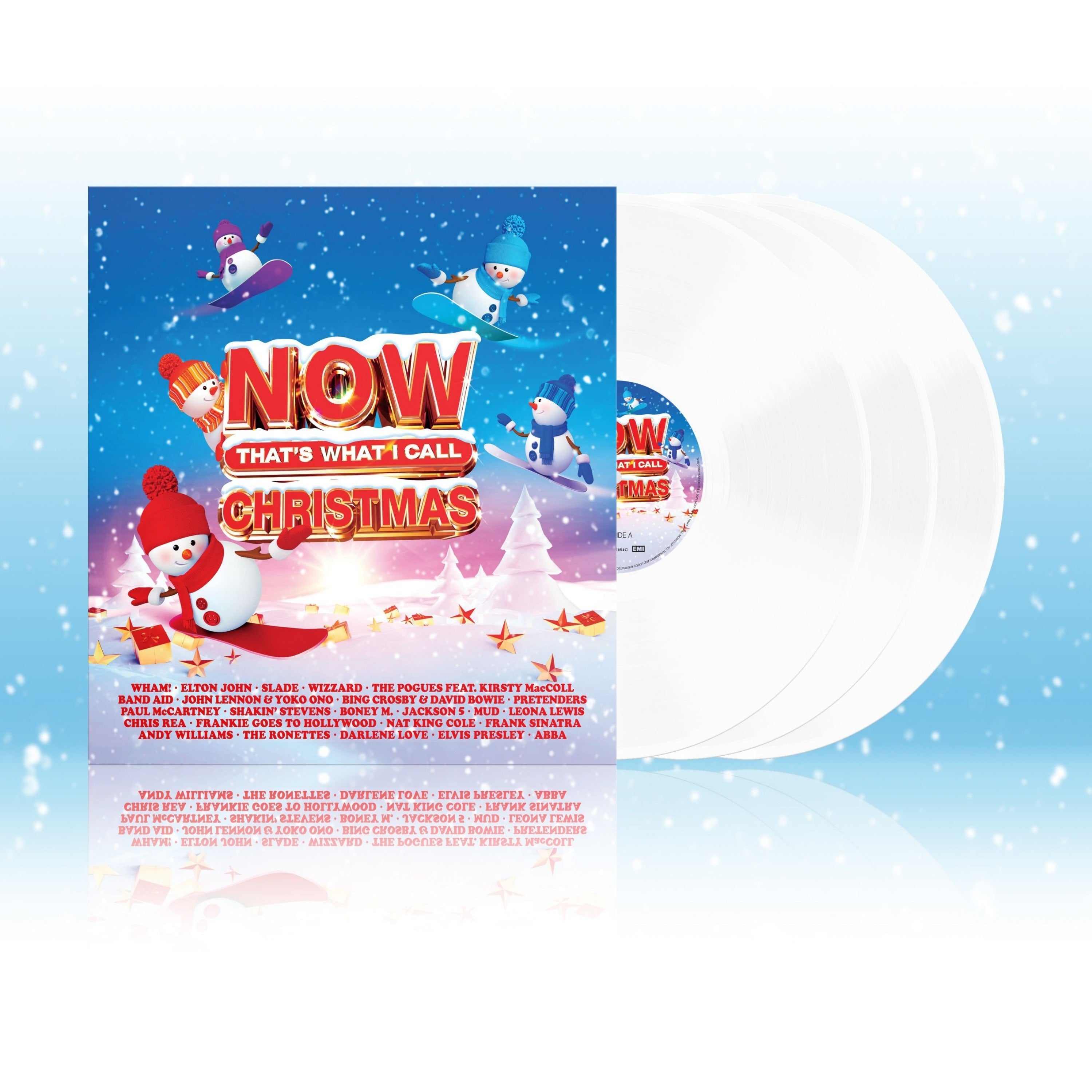 NOW That’s What I Call Christmas Exclusive 3x LP White Color Vinyl Record